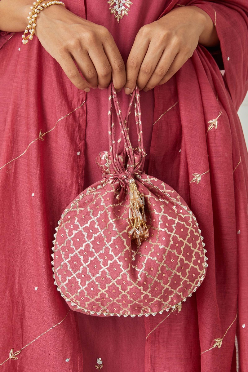 Brocade potli bags sale