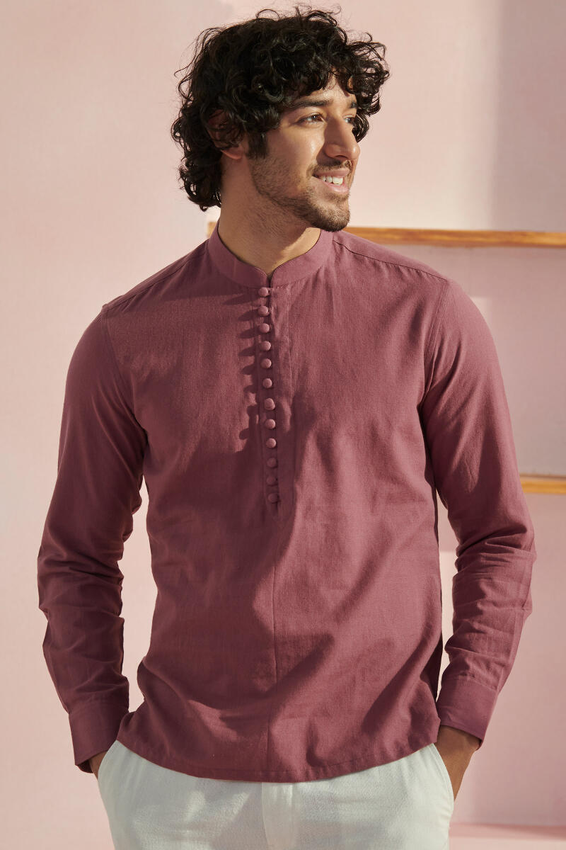 Plum Handcrafted Cotton Shirt