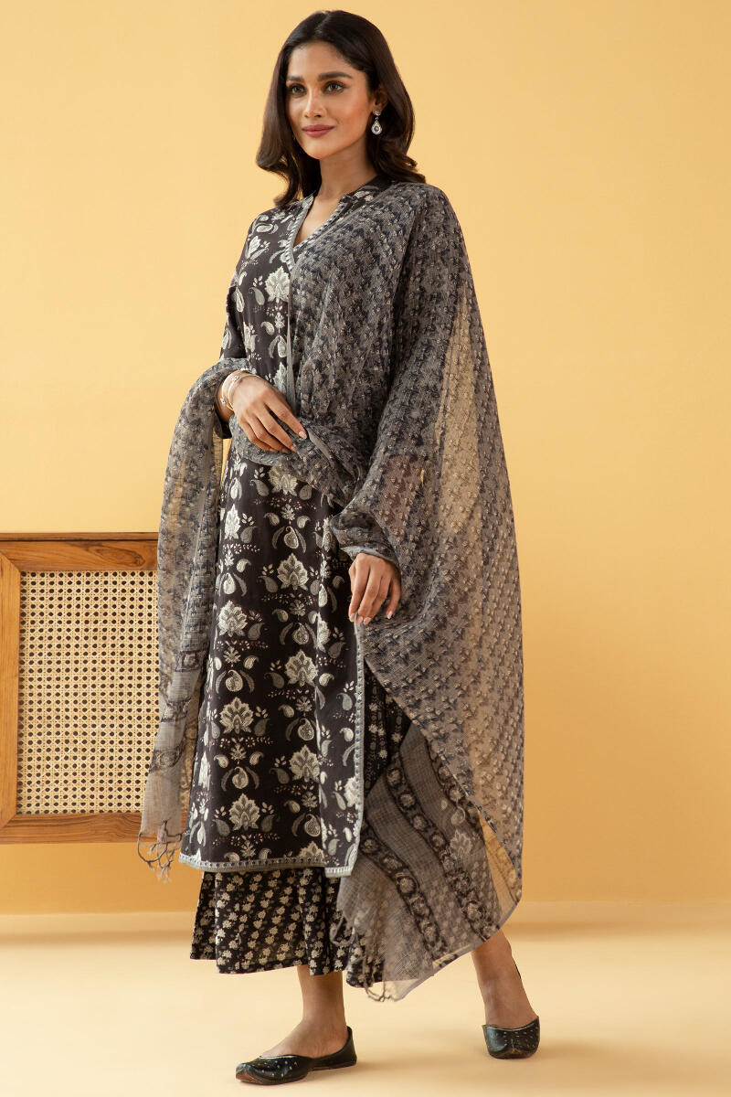 Bagru Block Printed Kota Dupatta