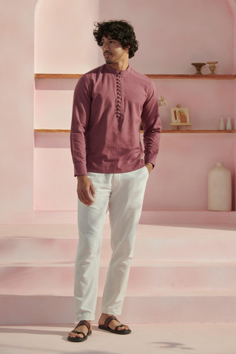 Plum Handcrafted Cotton Shirt