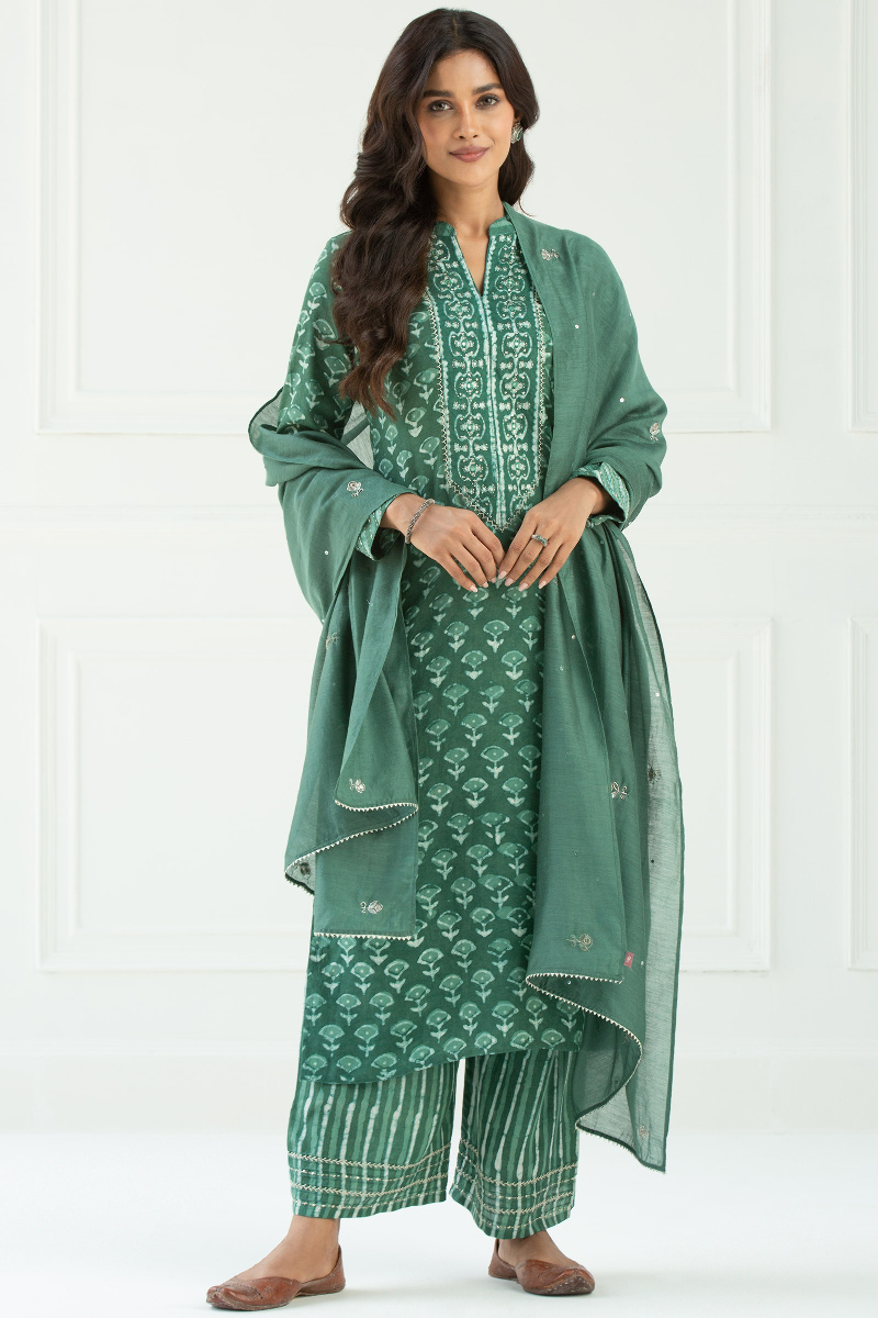 Dabu Handcrafted Straight Modal Kurta