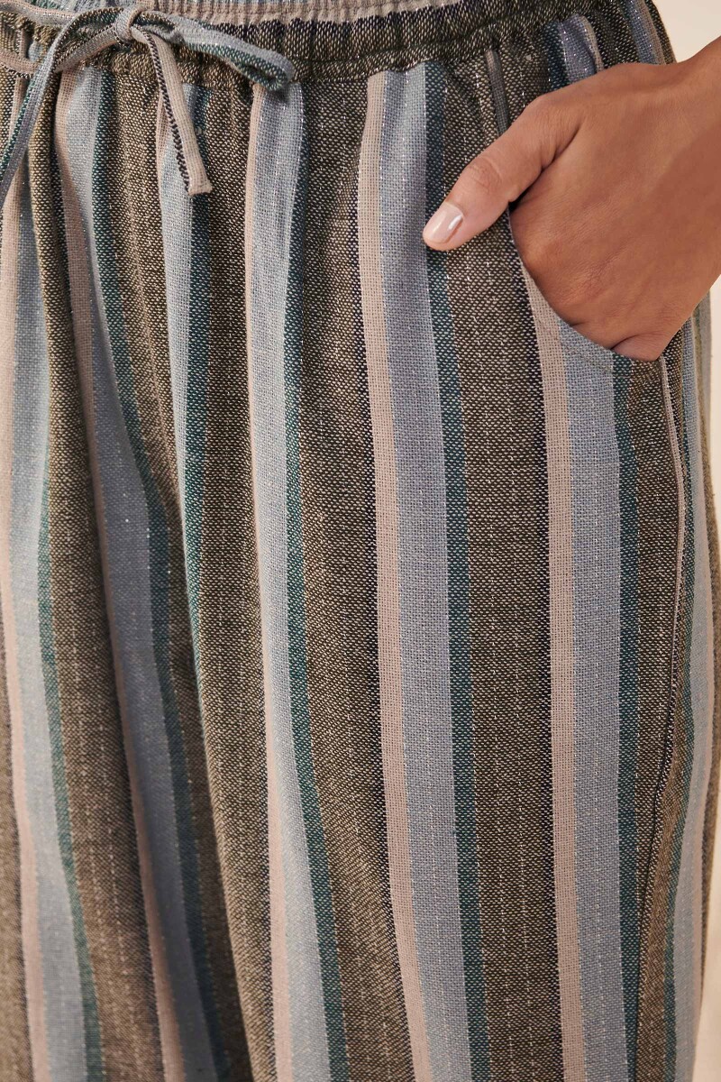 Brown Handcrafted Handloom Pants