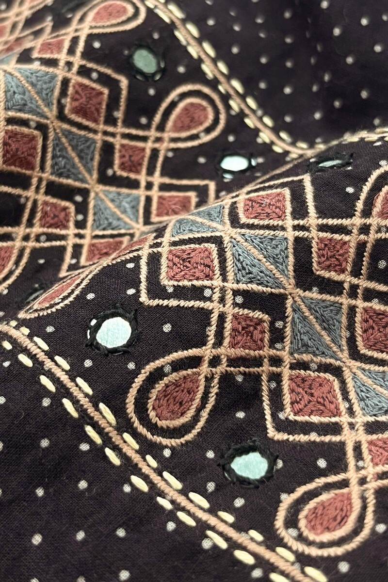 Ajrak Hand Block Printed Straight Cotton Kurta