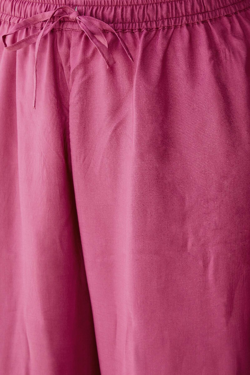 Raspberry Handcrafted Modal Izhaar Pants