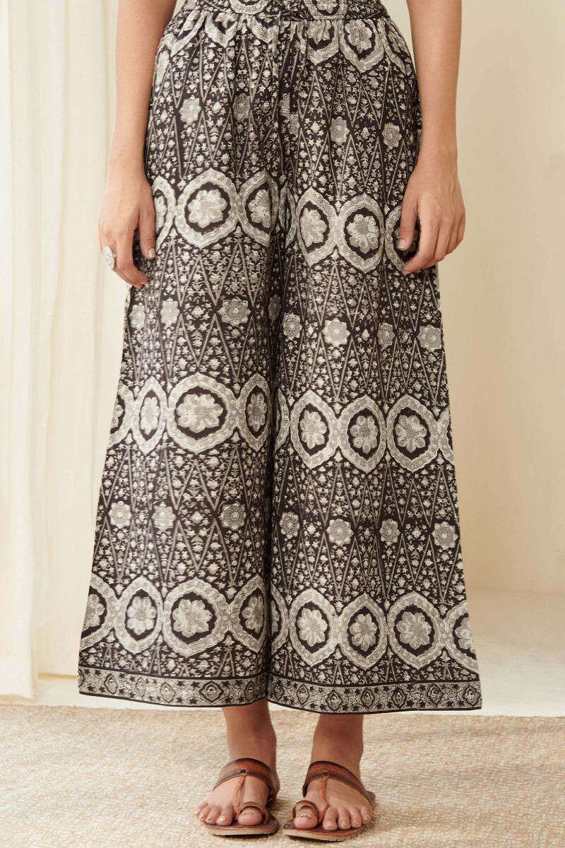 Bagru Hand Block Printed Cotton Palazzo