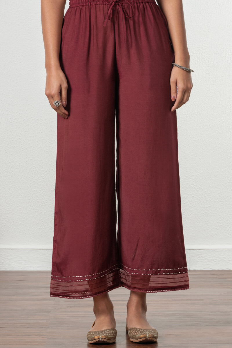 Maroon Handcrafted Modal Farsi 