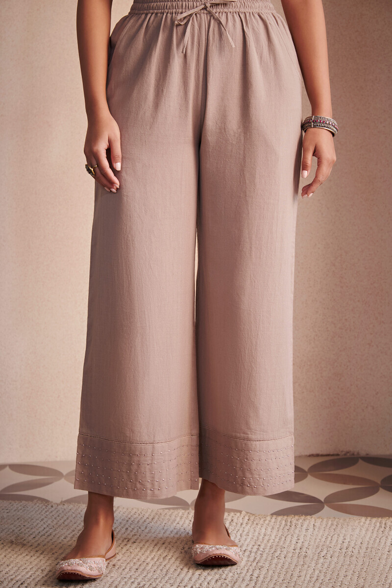 Grey Handcrafted Cotton Farsi