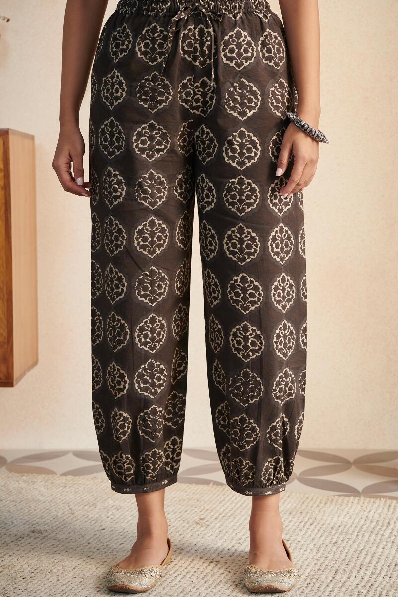 Akola Block Printed Cotton Izhaar Pants
