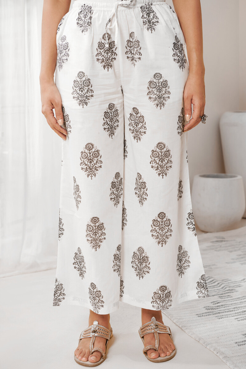 Cotton palazzo pants for women online
