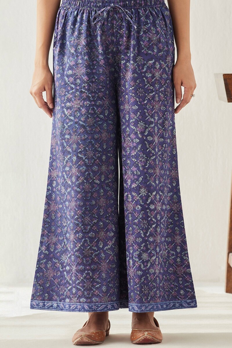 Akola Hand Block Printed Cotton Palazzos