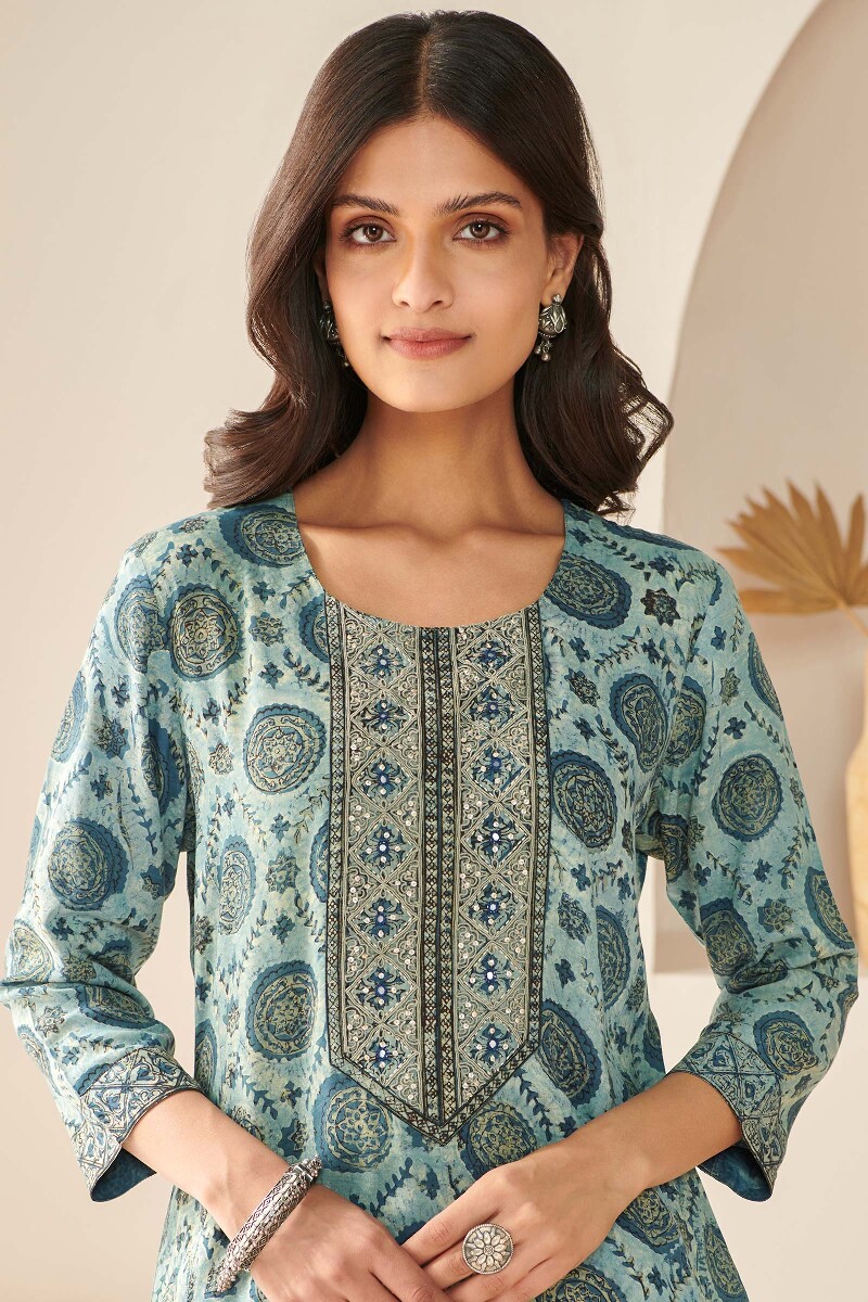 Hand block printed kurtis outlet