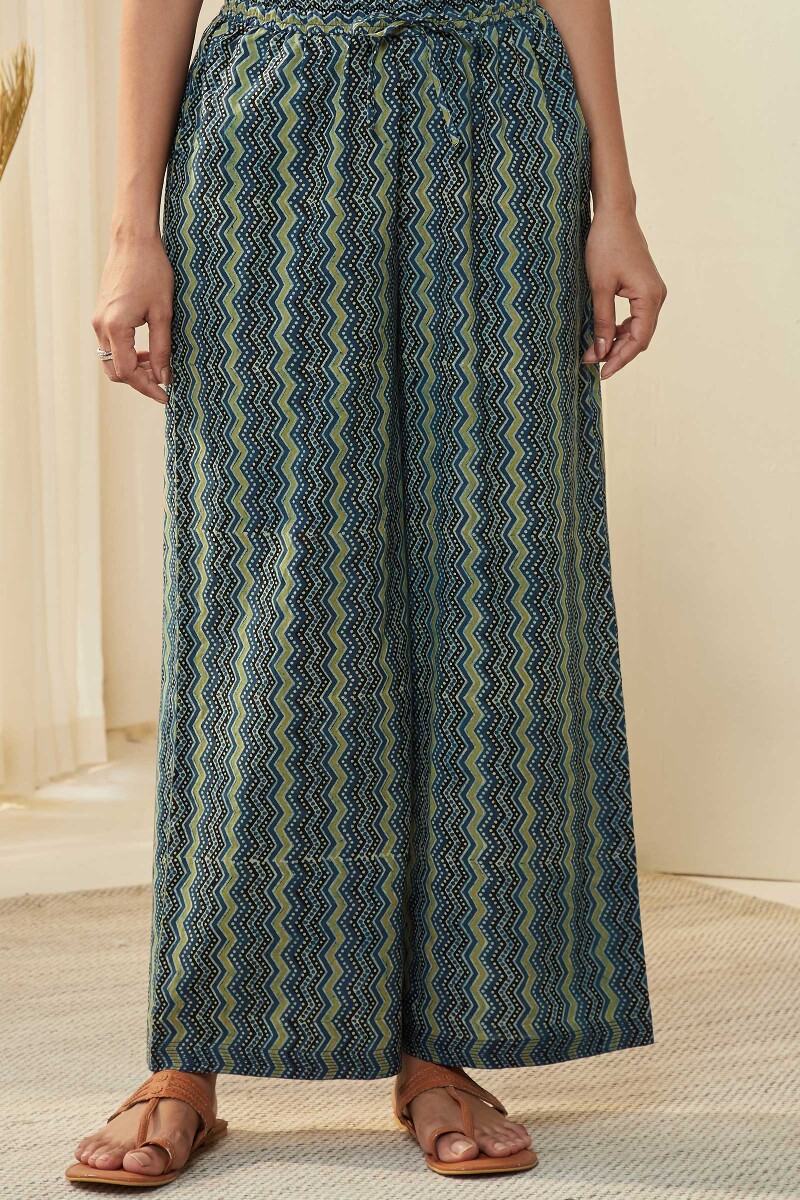 Ajrak Hand Block-Printed Cotton Farsi