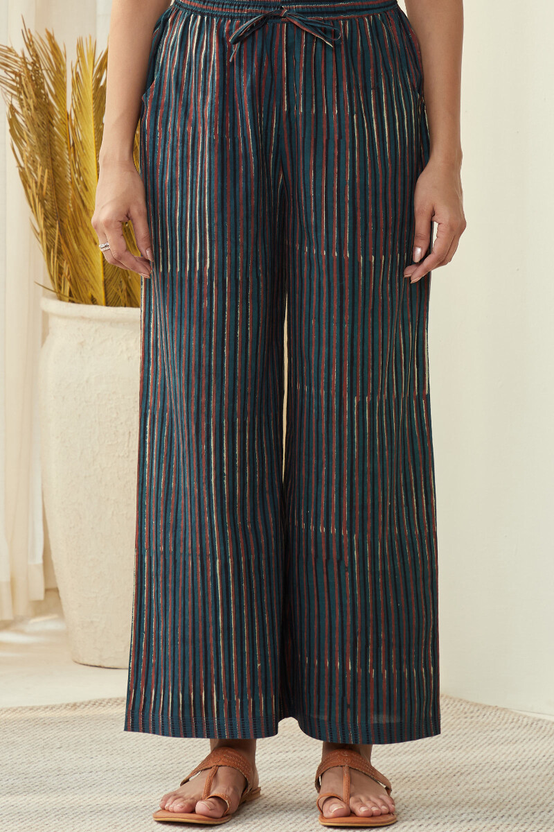 Bagru Hand Block-Printed Cotton Farsi