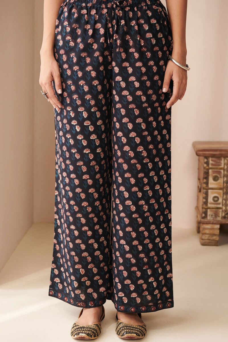 Bagru Hand Block-Printed Cotton Farsi