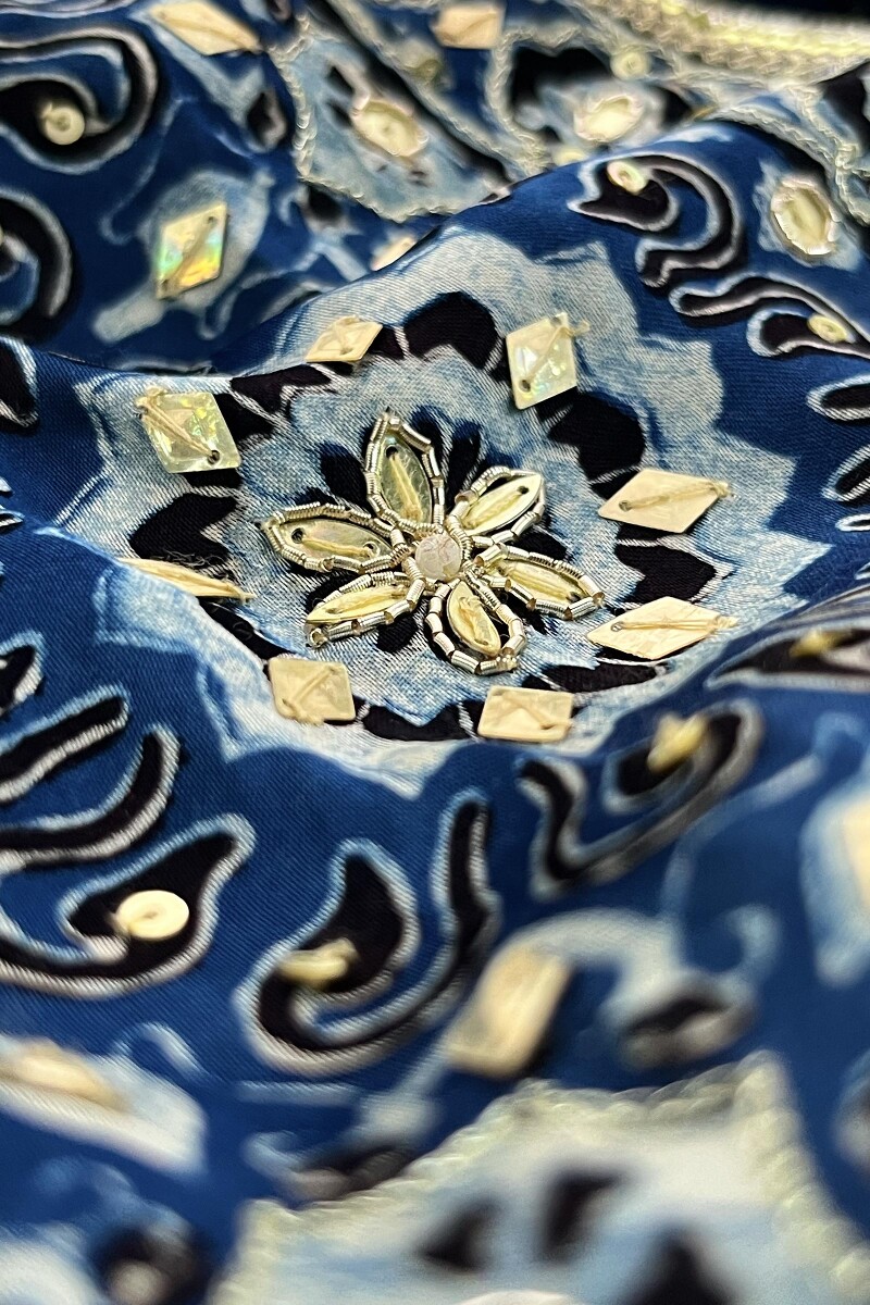 Ajrak Hand Block-Printed Modal Kurta
