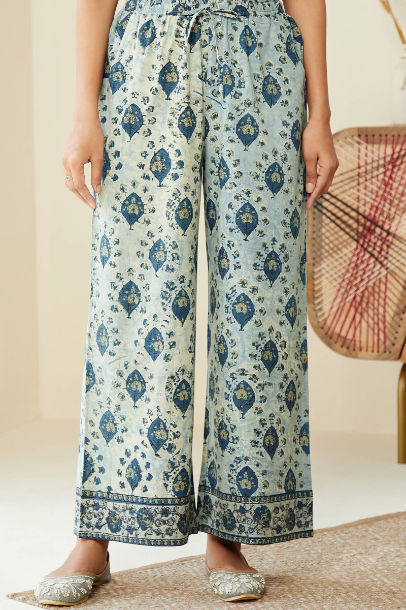 Akola Hand Block-Printed Cotton Farsi