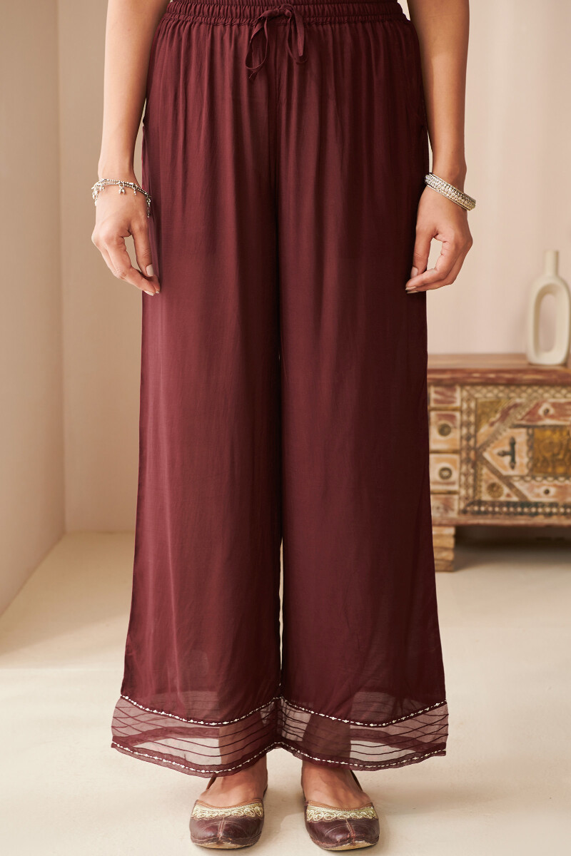 Maroon Handcrafted Modal Farsi