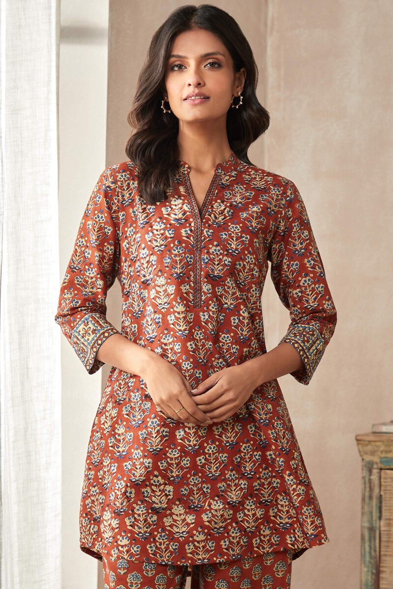 Bagru Hand Block-Printed Cotton Loungewear Set