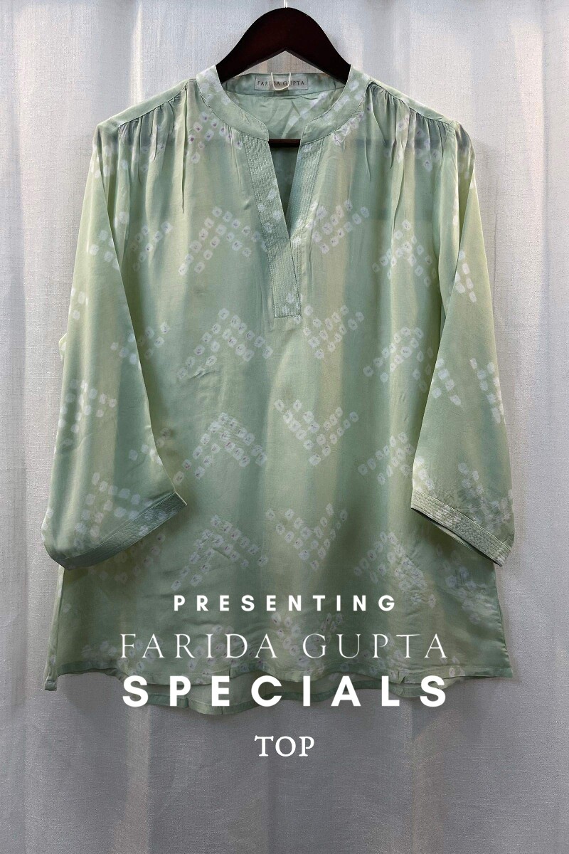 Bandhani Printed Modal Top