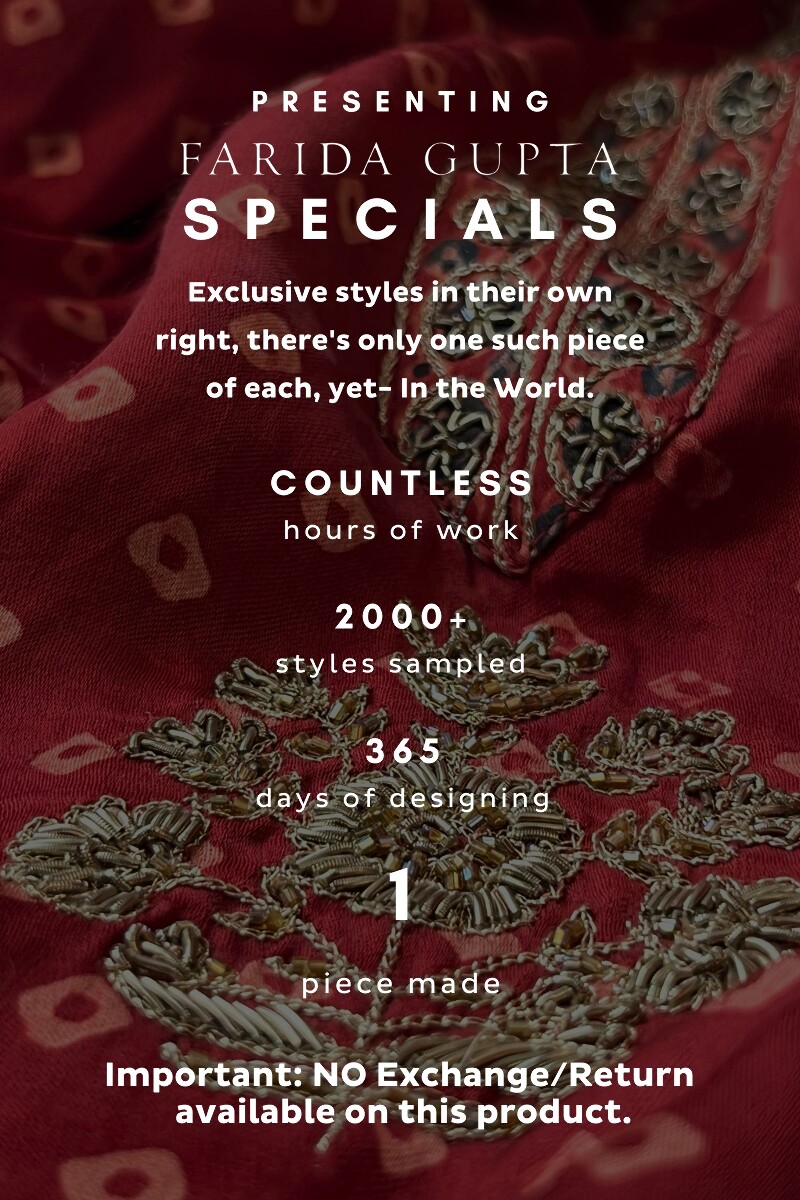FG Specials: 1 of 1- Pink Hand Block-Printed Modal Kurta