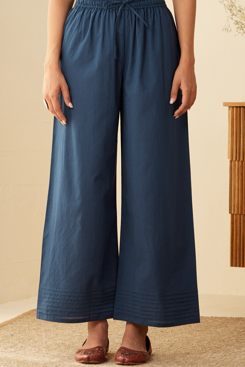 Blue Handcrafted Cotton Farsi