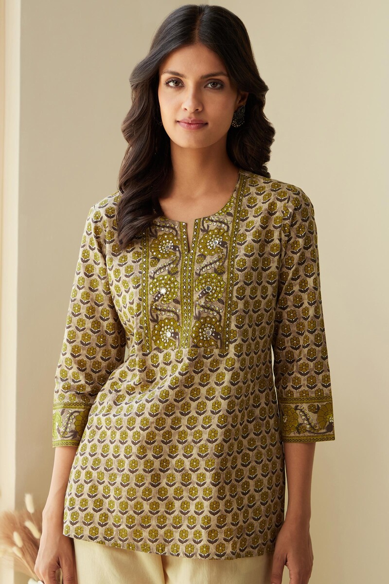 Bagru Hand Printed Cotton Top