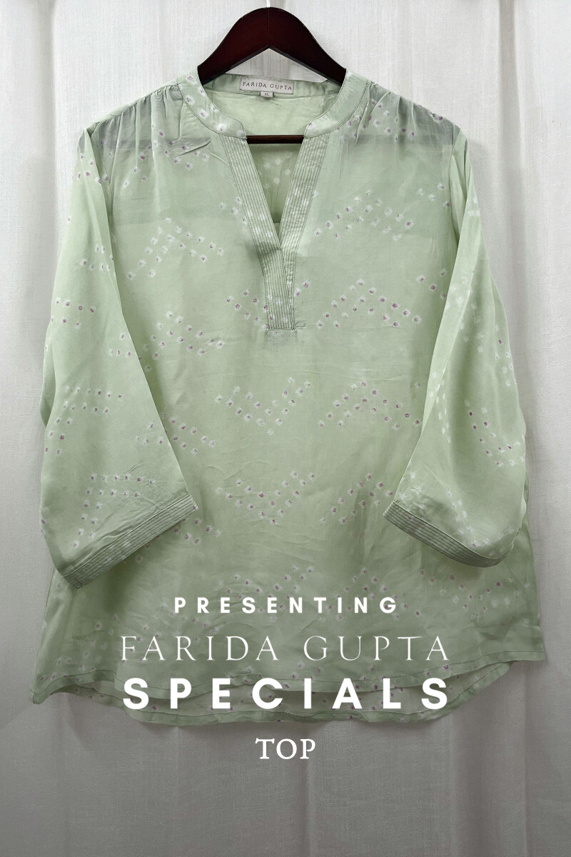 Bandhani Handcrafted Modal Top