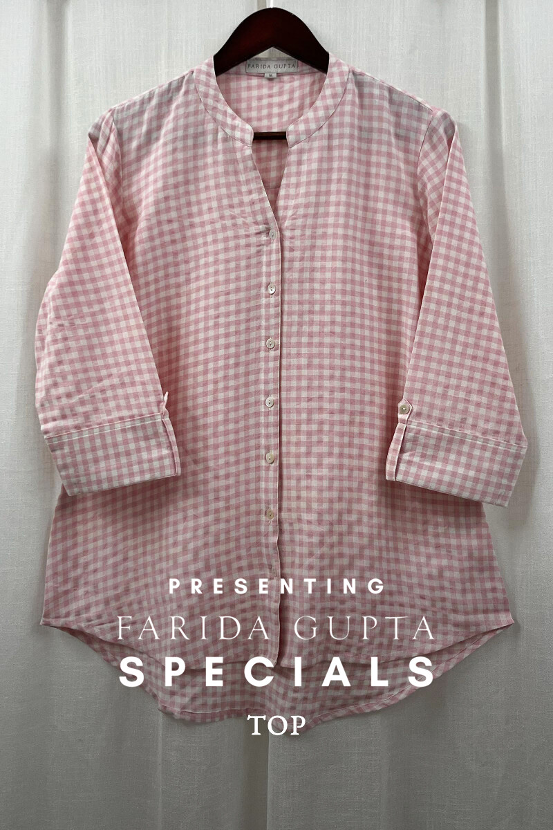 Pink Handcrafted Cotton Top