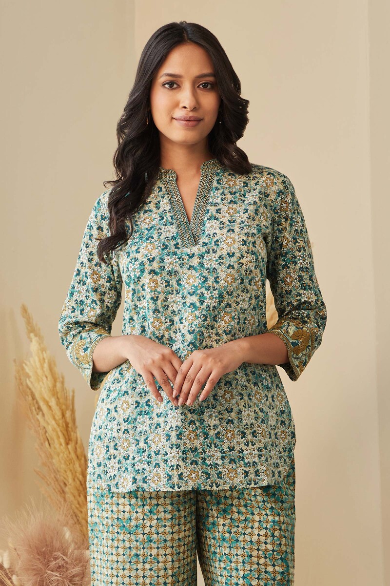 Bagru Hand Printed Cotton Loungewear Set