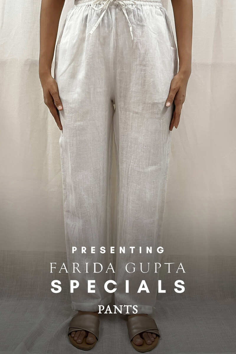 Pure linen trousers womens hot sale