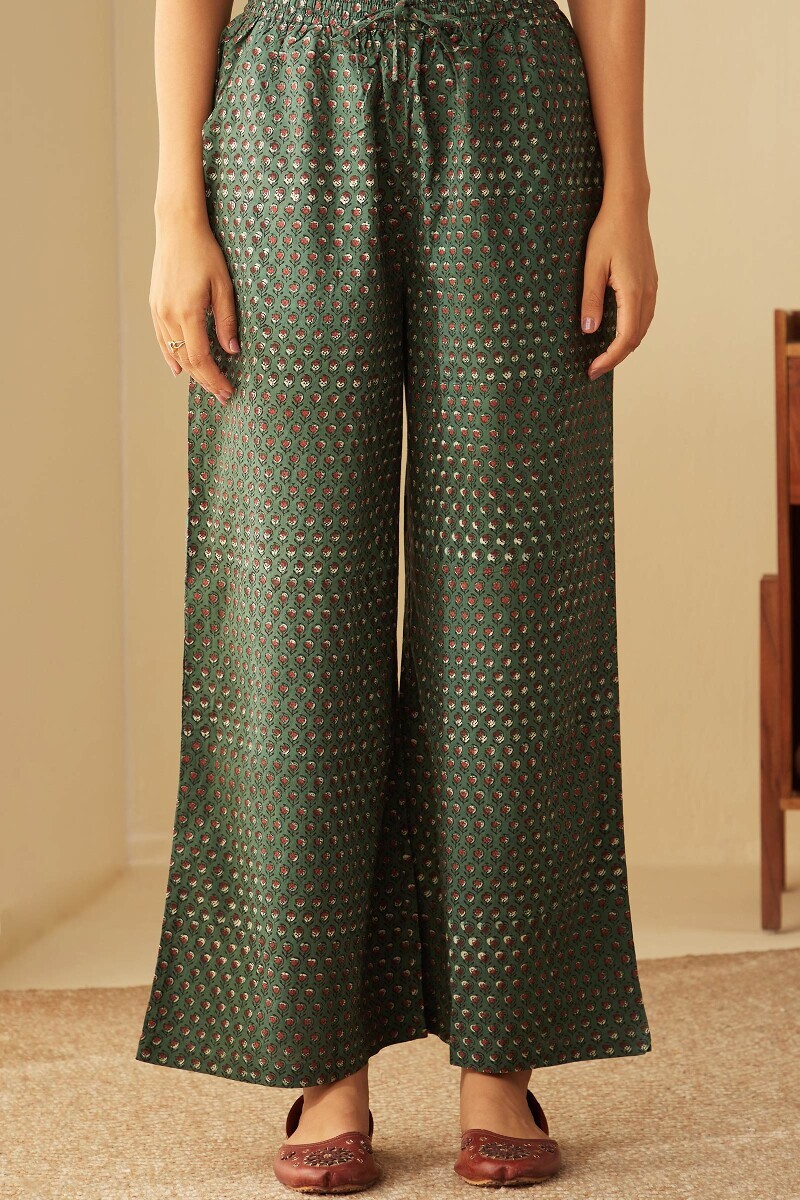 Bagru Hand Block-Printed Cotton Farsi