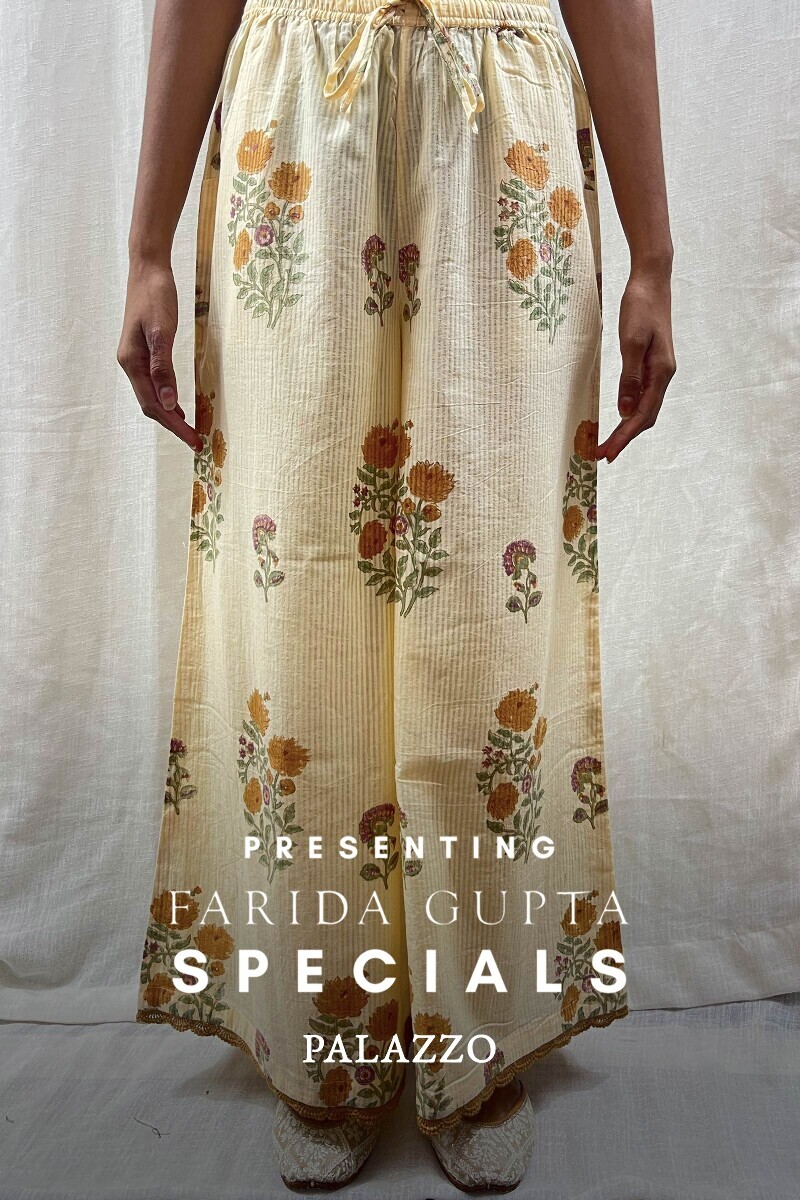 Handcrafted Cotton Palazzo