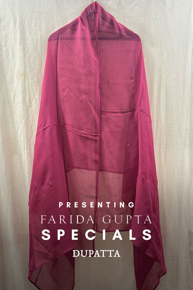 Handcrafted Organza Dupattas