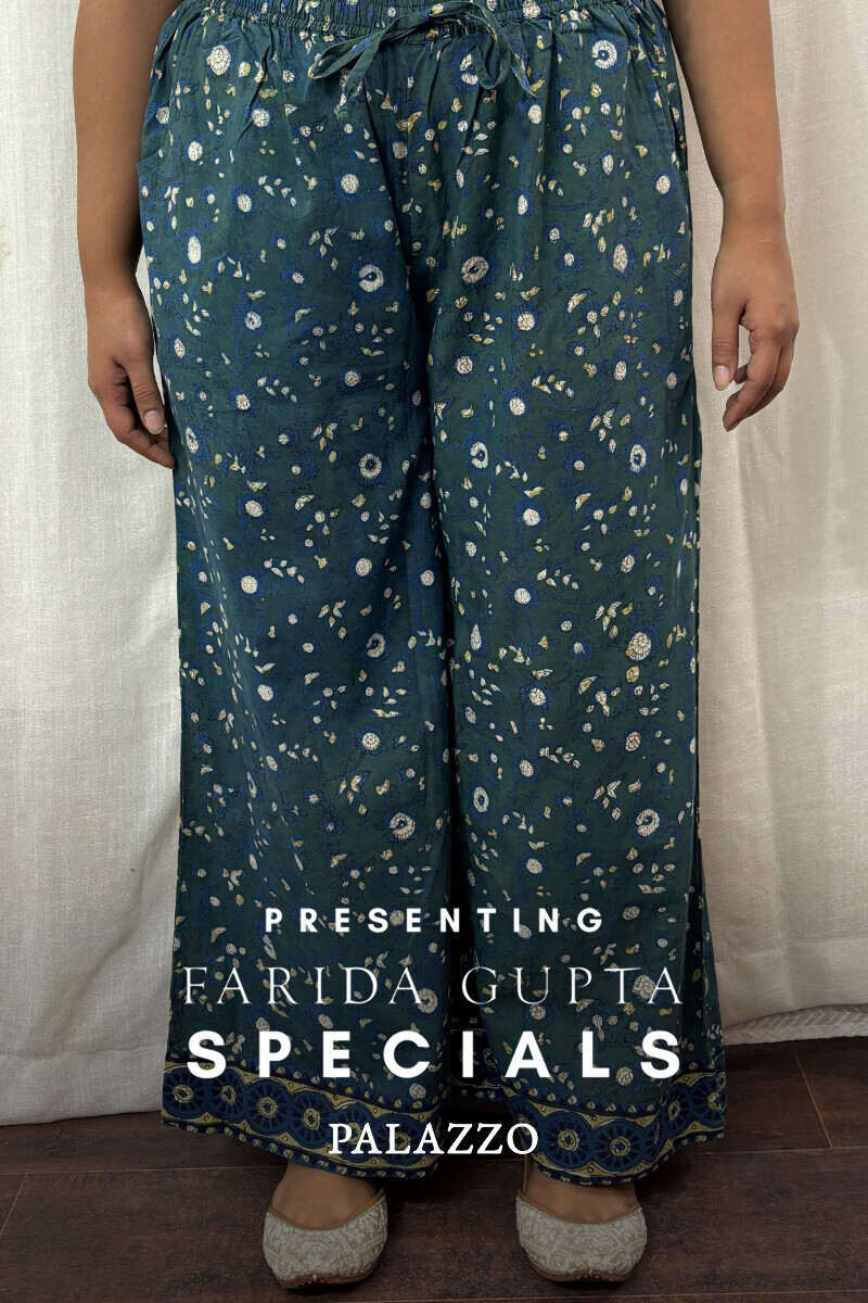 Handcrafted Cotton Palazzo