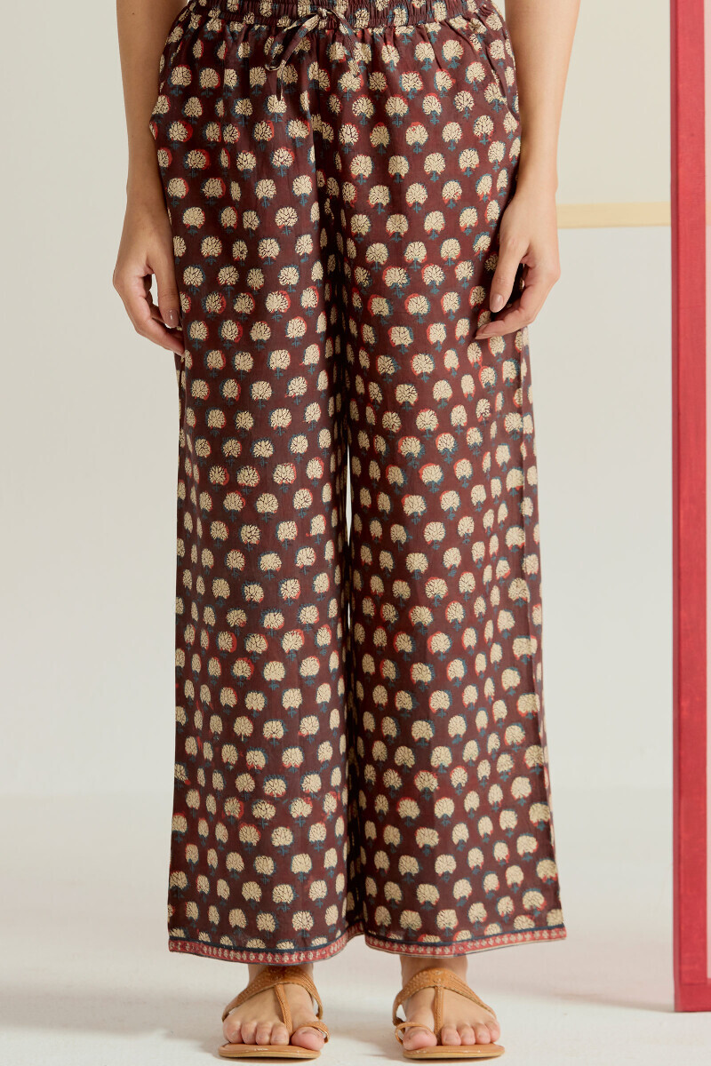 Bagru Hand Block-Printed Cotton Farsi