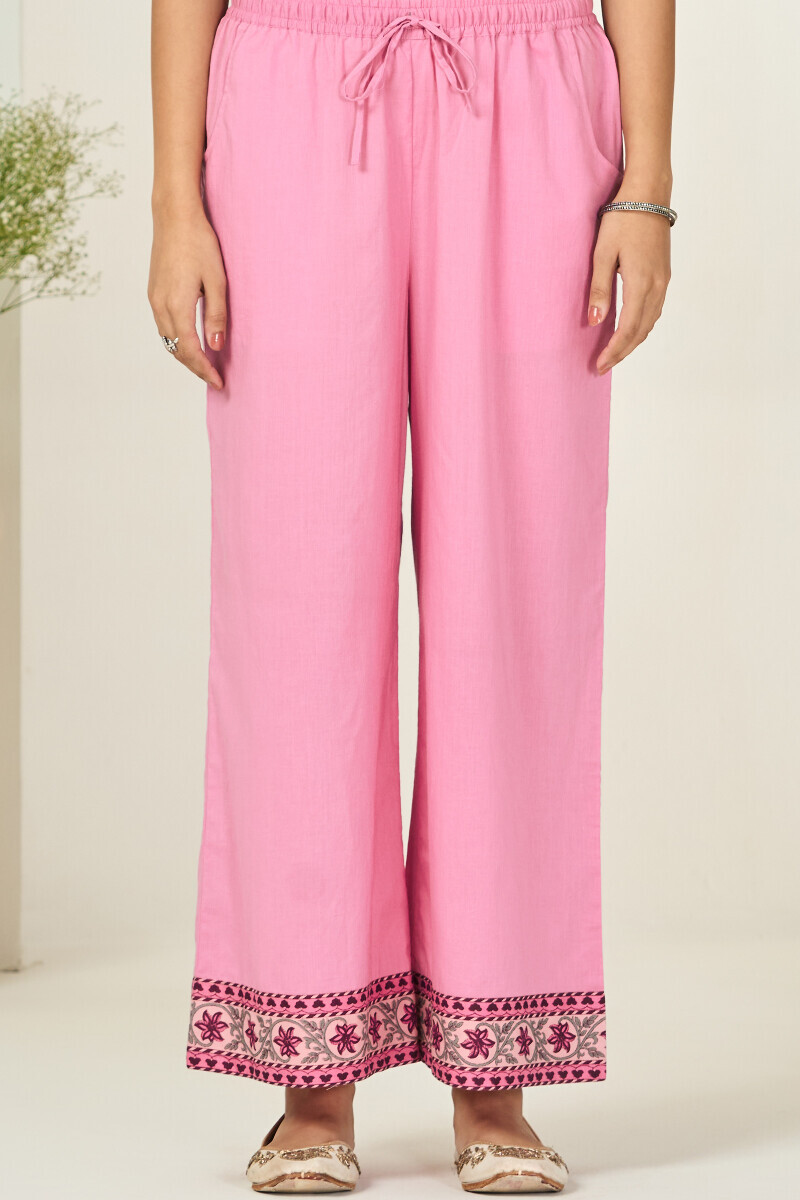 Pink Handcrafted Cotton Farsi