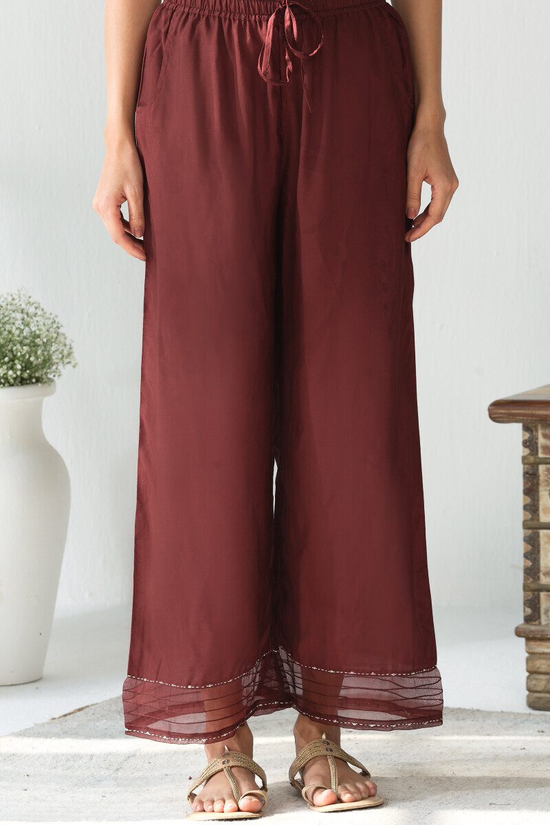 Maroon Handcrafted Modal Farsi