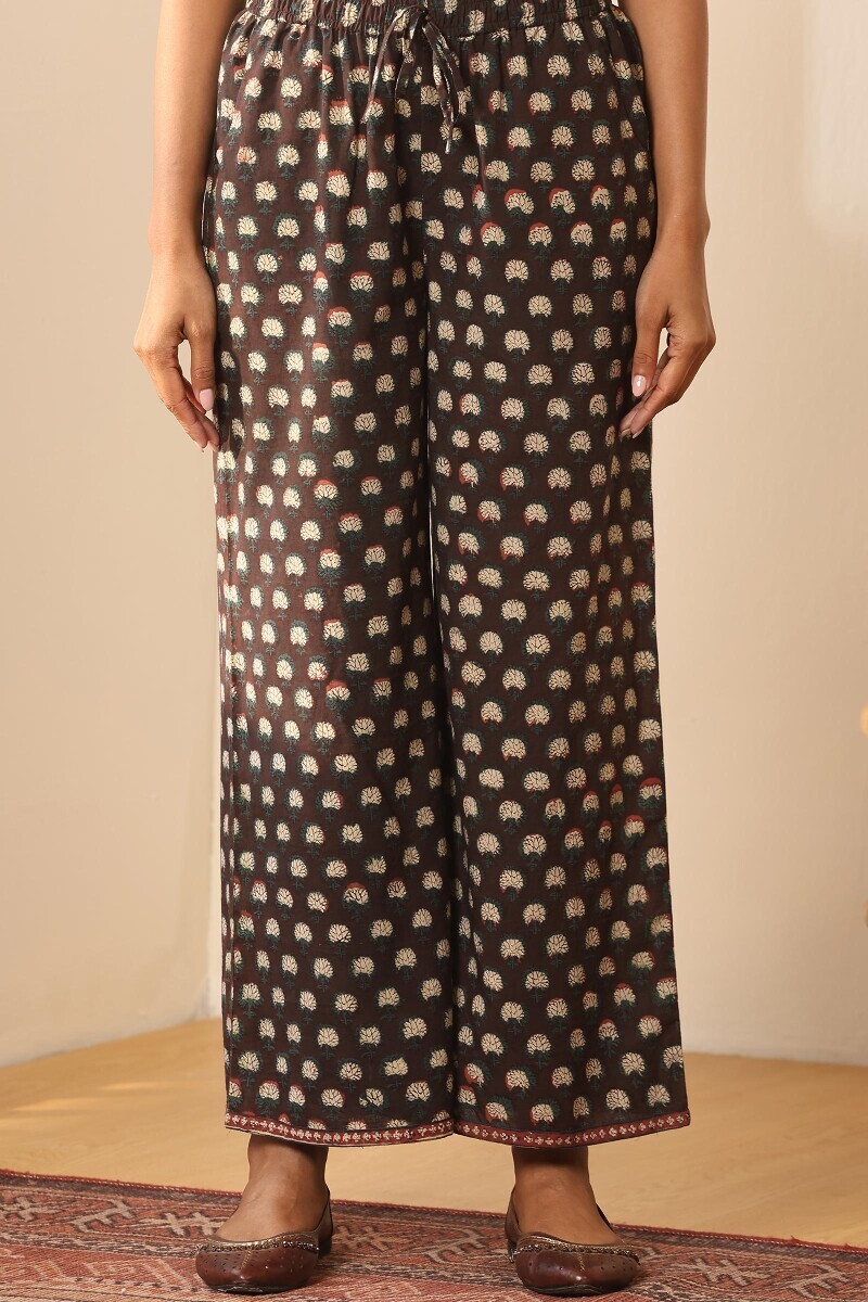 Bagru Hand Block-Printed Cotton Farsi