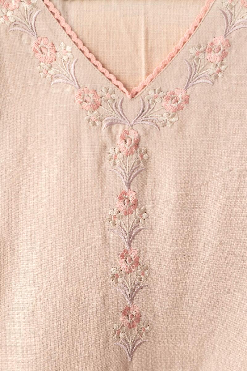 Peach Handcrafted Cotton Top