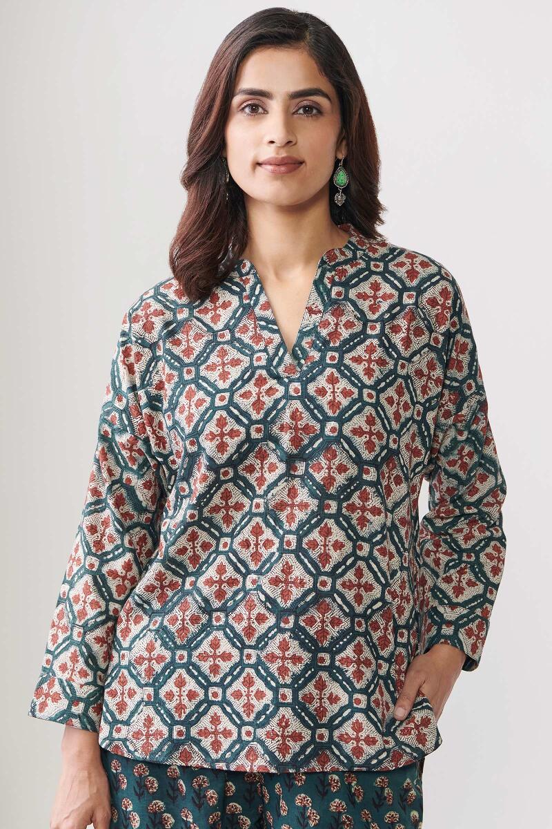 Bagru Hand Block Printed Loungewear Set