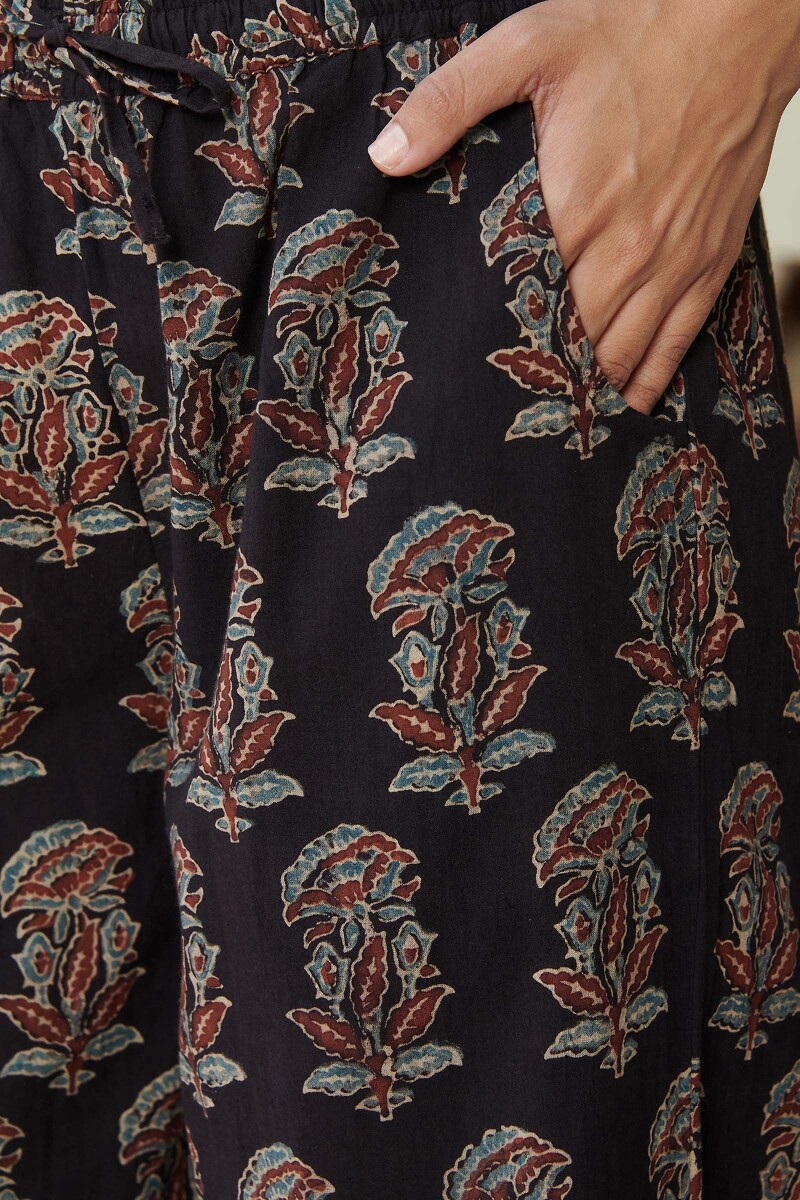Ajrak Hand Block Printed Cotton Palazzos