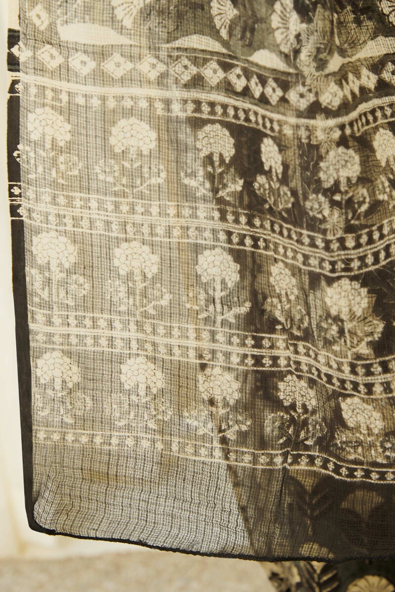 Bagru Hand Block Printed Kota Dupatta