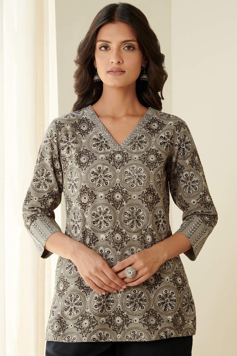 Bagru Hand Block Printed Cotton Top