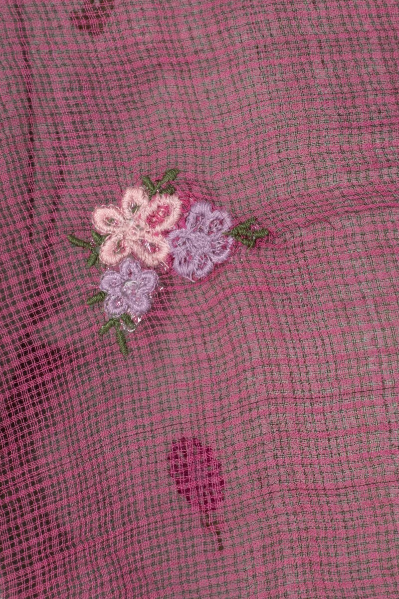 Purple Handcrafted Kota Dupatta