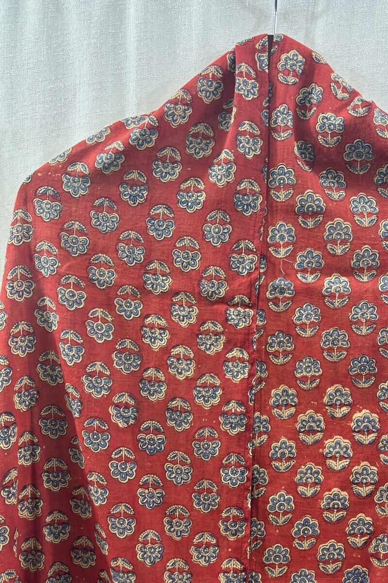 Bagru Hand Block-Printed Cotton Mul Dupatta