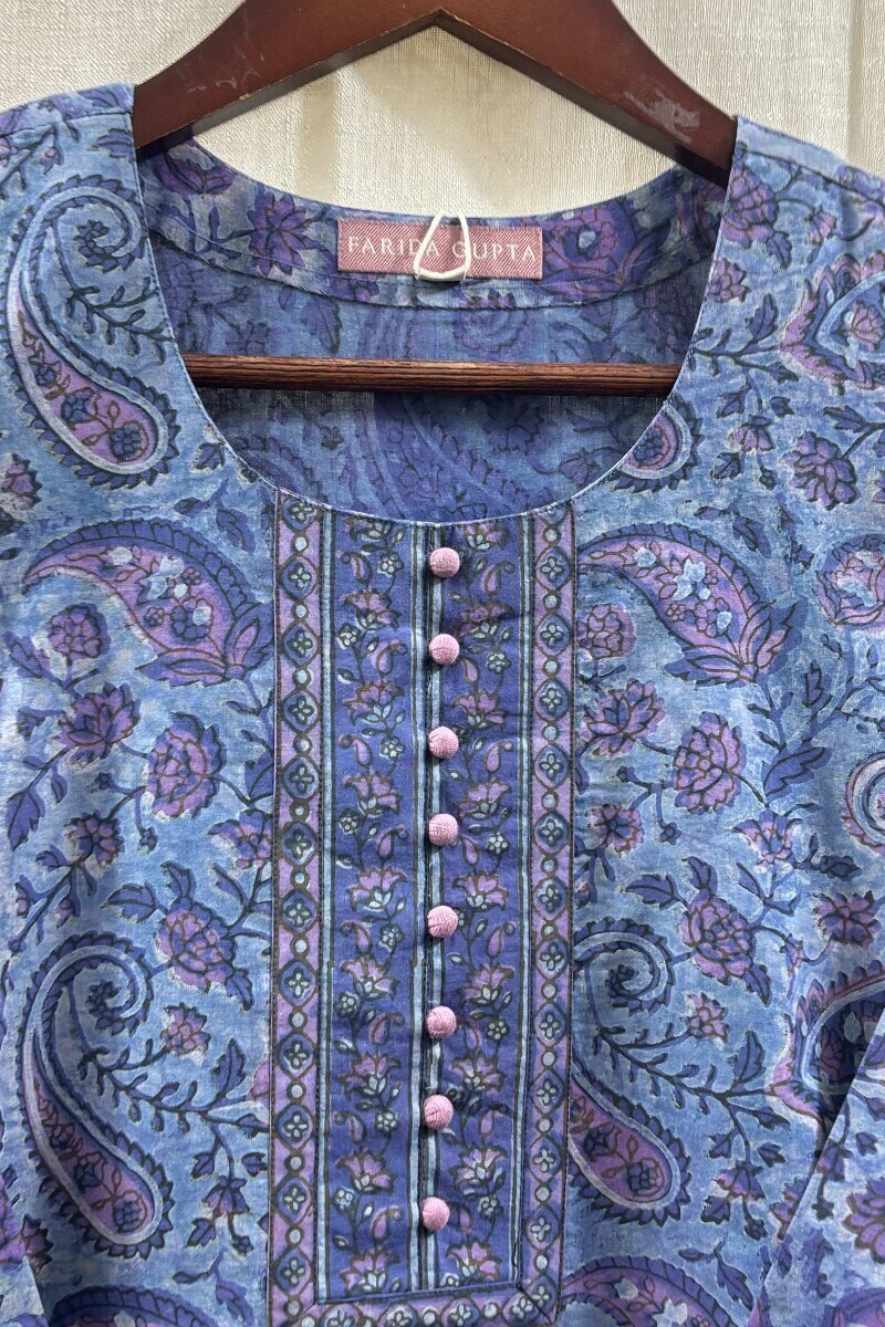 Akola Hand Block-Printed Cotton Top