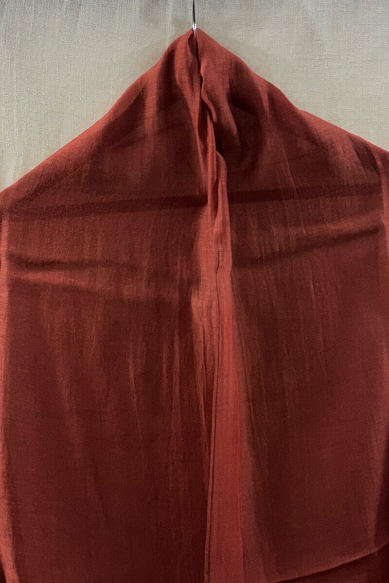 Red Handcrafted Chanderi Dupatta