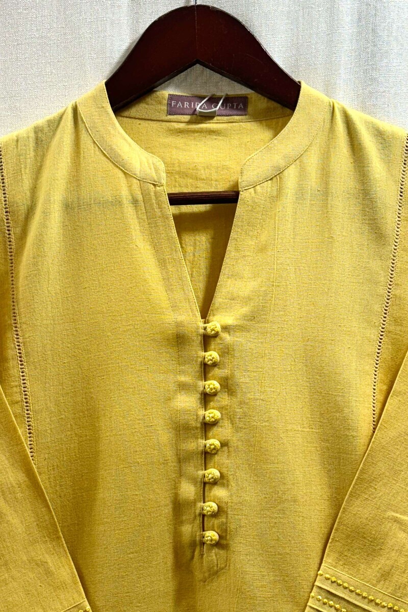 Handcrafted Cotton Straight Kurta