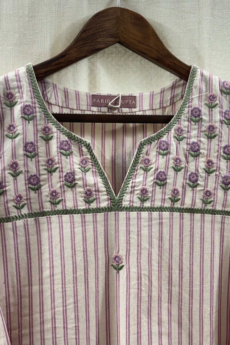 Handcrafted Cotton Straight Kurta
