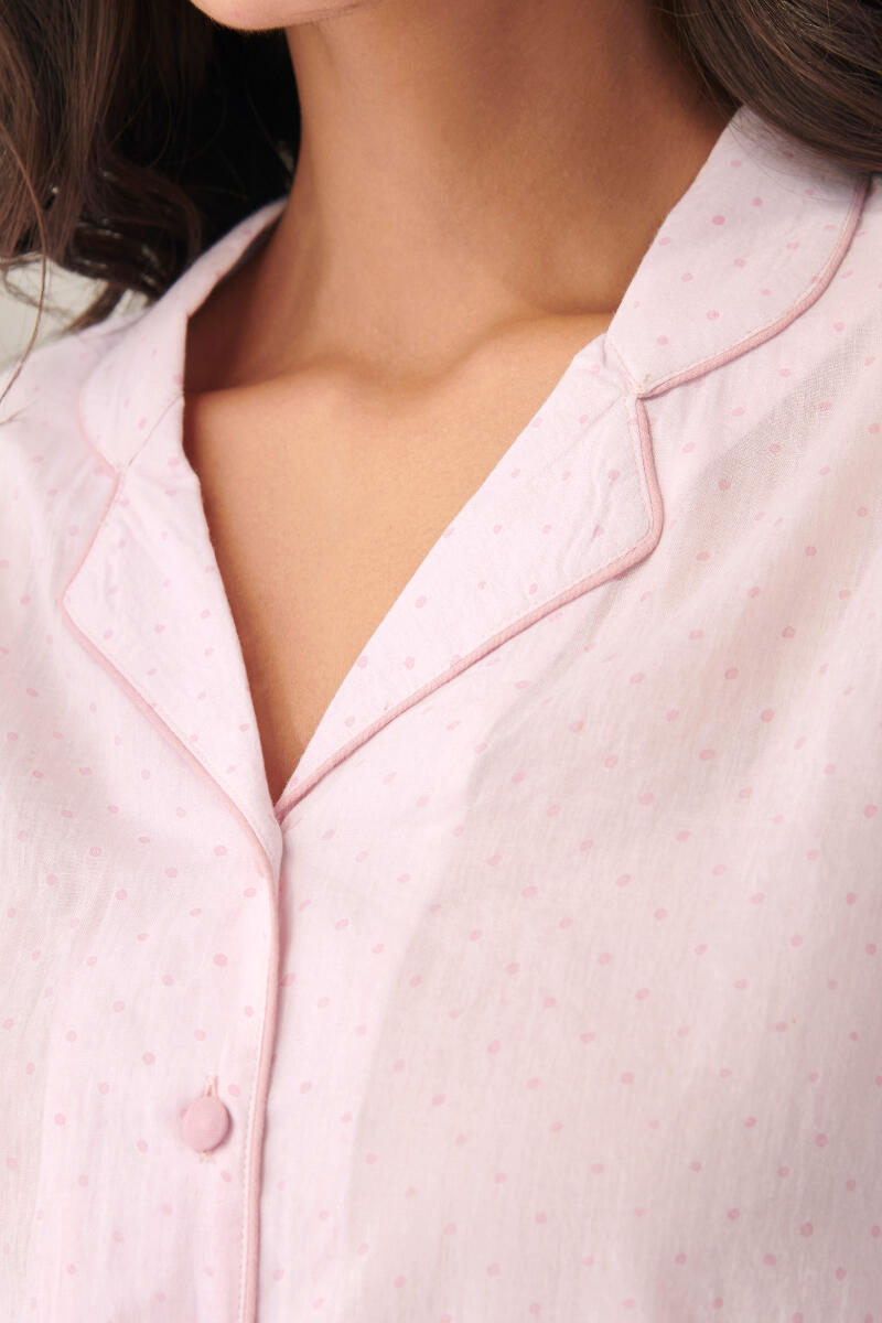 Pink Hand Block Printed Cotton Loungewear Set